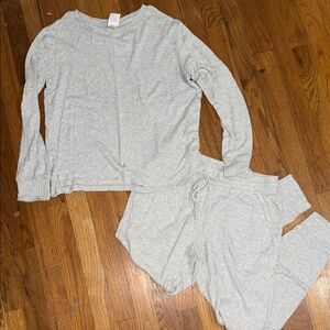 Stars Above Gray Pajama Set